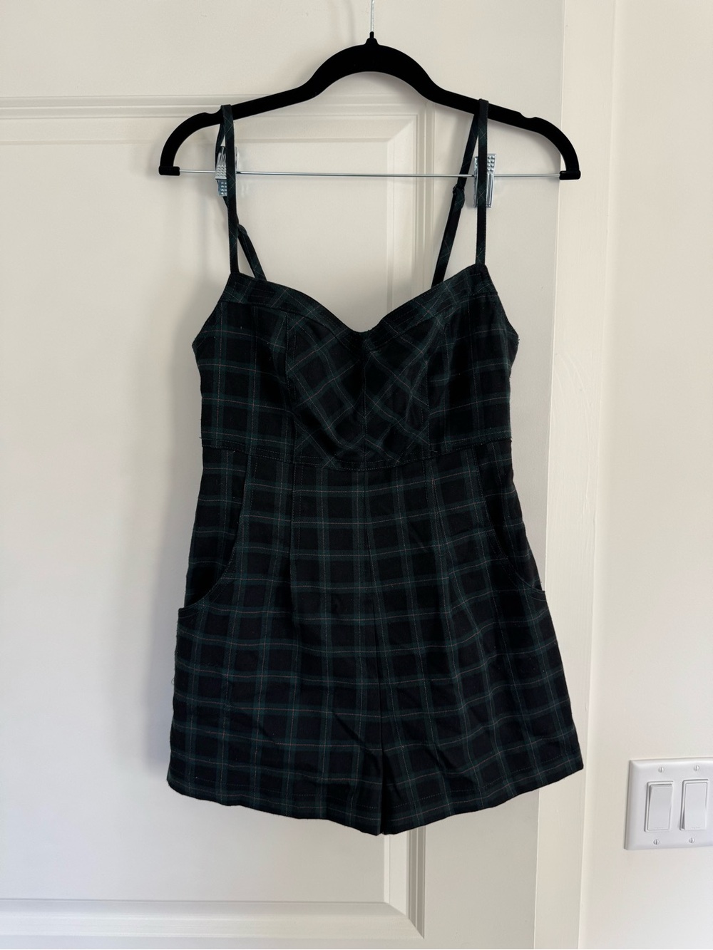 Urban Outfitters Plaid Romper